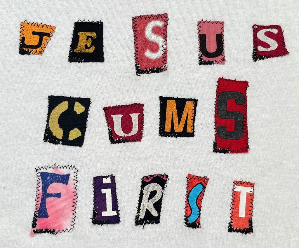 JESUS CUMS FIRST T-SHIRT - M